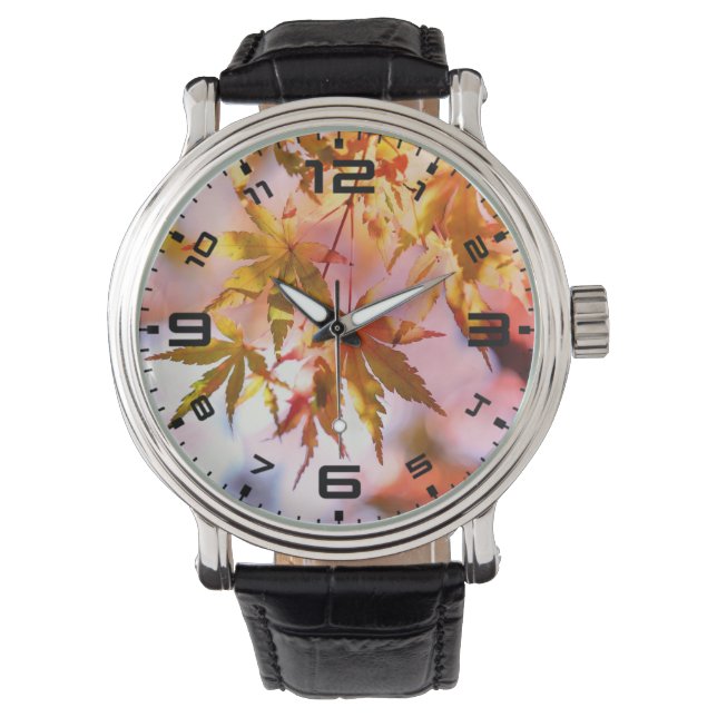 Montre Maple Feuille Landscape Design-21355 (devant)