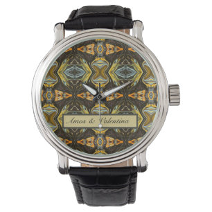 Montre marbre de style marocain personnalisable