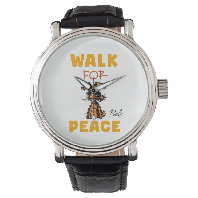 Montre marche pour la paix  (devant)
