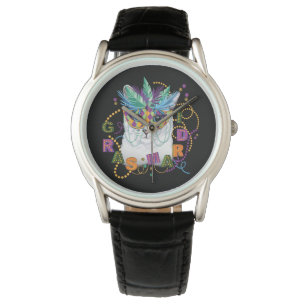 Montre Mardi Gras Chat, Funny Mardi Gras