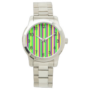 Montre Mardi Gras Stripes