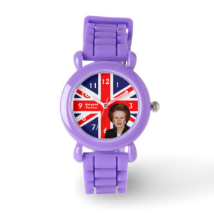Montre Margaret Thatcher et drapeau britannique
