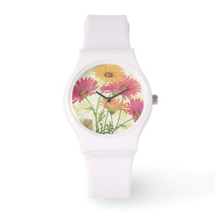 Montre Marguerites décoratives