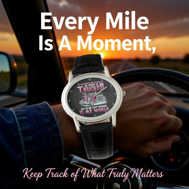 Montre Mari routier, mon monde entier (Créateur téléchargé)