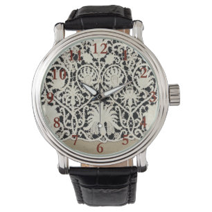 Montre Mariage Antique Dentelle Lin Blanc Classique Joli