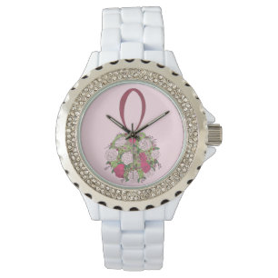 Montre Mariage de Bridesmaid  rose floral