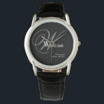 Montre Mariage Groomsman Cadeau Moderne Monogramme Cool S<br><div class="desc">Mariage Groomsman Groomsmen Cadeau Moderne Monogramme Cool Montre de sport. Groomsman vintage monogramme initial nom et date classique montre cool. Cliquez sur personnaliser ce modèle pour le customiser rapidement et facilement. Garantie de remboursement de 30 jours. Navires dans le monde entier rapidement. Mariage Groomsman Cadeau Monogramme moderne Cool Sports Watch....</div>