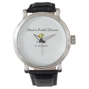 Montre Mariage lemon simple moderne minimaliste rustique