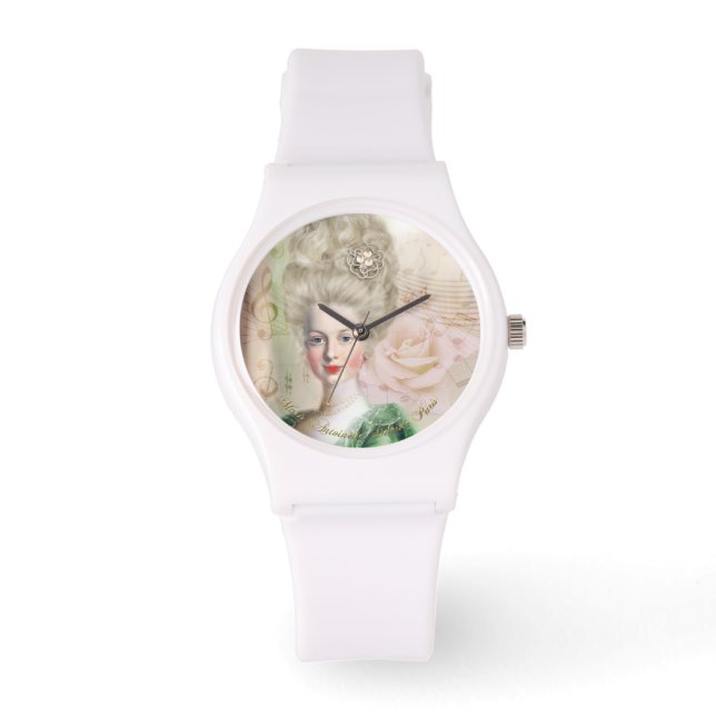 Montre Marie Antoinette  Portrait Watch Tea Rose (Recto)