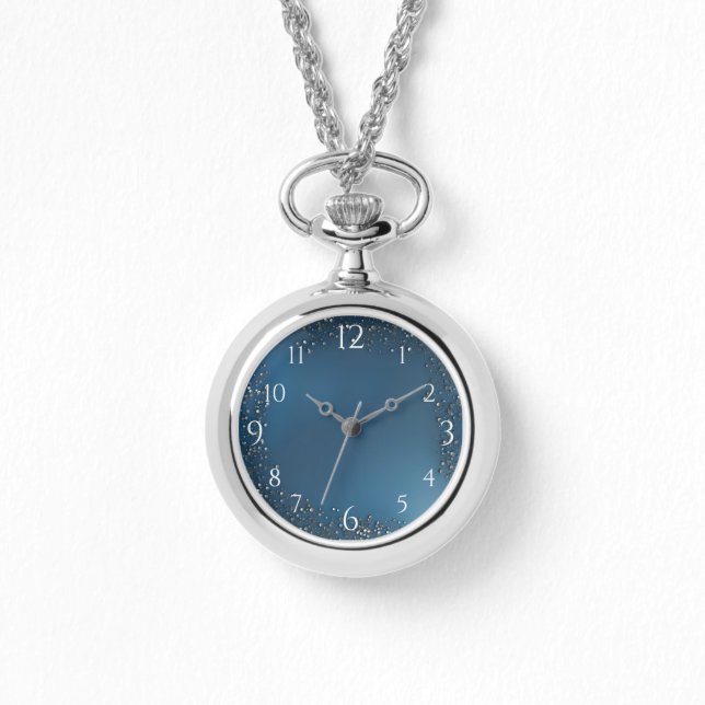 Montre Marine Blue & Bubbles (Recto)