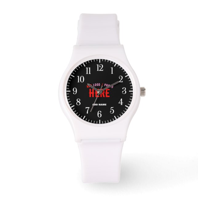 MONTRE MARQUE BLANCHE MODERNE ET PERSONNALISABLE VÉRIFIÉE (Recto)