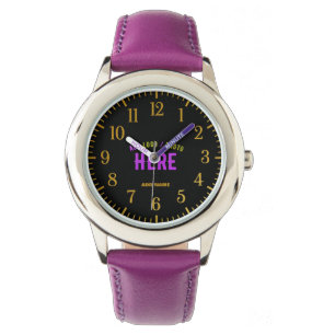 MONTRE MARQUE MODERNE MODERNE PERSONNALISABLE POURPULAIRE