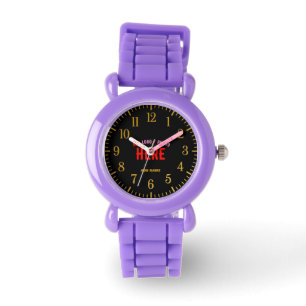 MONTRE MARQUE MODERNE MODERNE PERSONNALISABLE POURPULAIRE