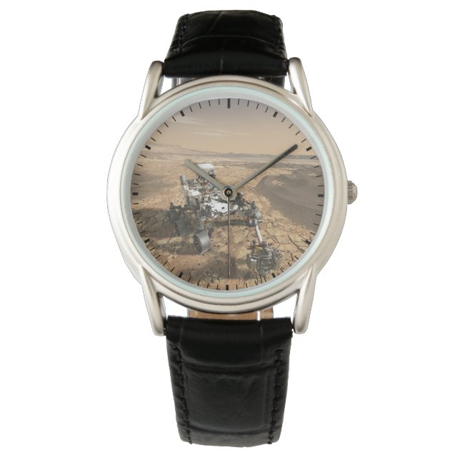 Montre Mars 2020 Rover Sur La Surface De Mars. (devant)