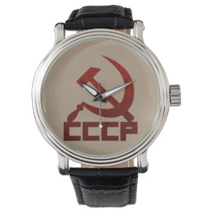 Montre Marteau et faucille CCCP