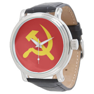 Montre Marteau et faucille de communisme