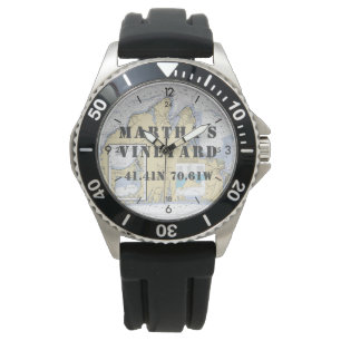 Montre Martha's Vineyard Latitude Longitude Boater's