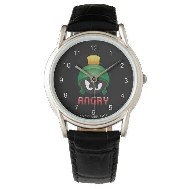 Montre MARVIN MARTIAN™ Emoji en colère (devant)