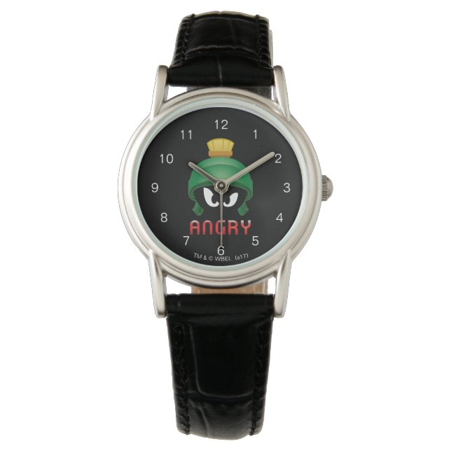 Montre MARVIN MARTIAN™ Emoji en colère (devant)