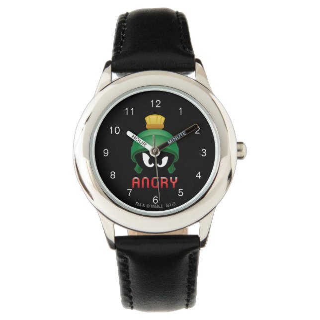 Montre MARVIN MARTIAN™ Emoji en colère (devant)