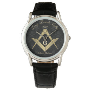 Montre Masonic Demask Noir Monogramme