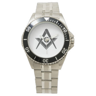 Montre Masonic en acier inoxydable pour hommes