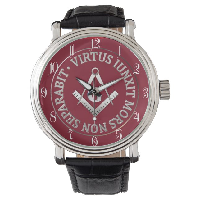 Montre Masonic sceau de cire (devant)