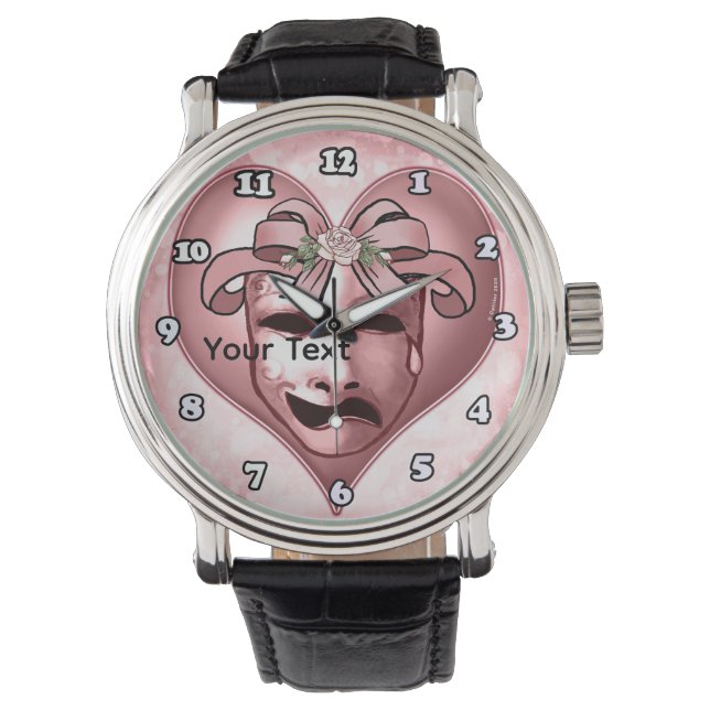Montre Masque d'actrice mignonne  (devant)