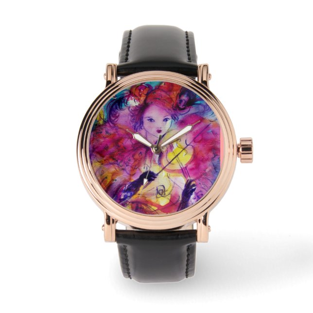 Montre MASQUERADE NUIT / Masques de Carnaval vénitien (Recto)