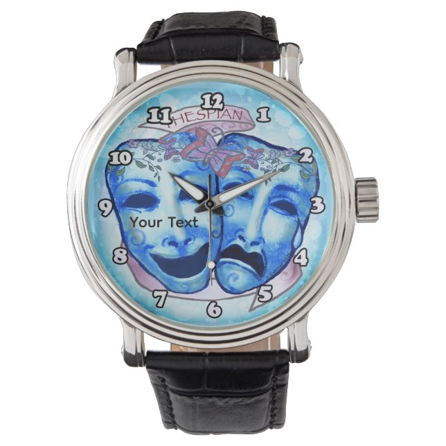 Montre Masques d'acteur Aqua (devant)