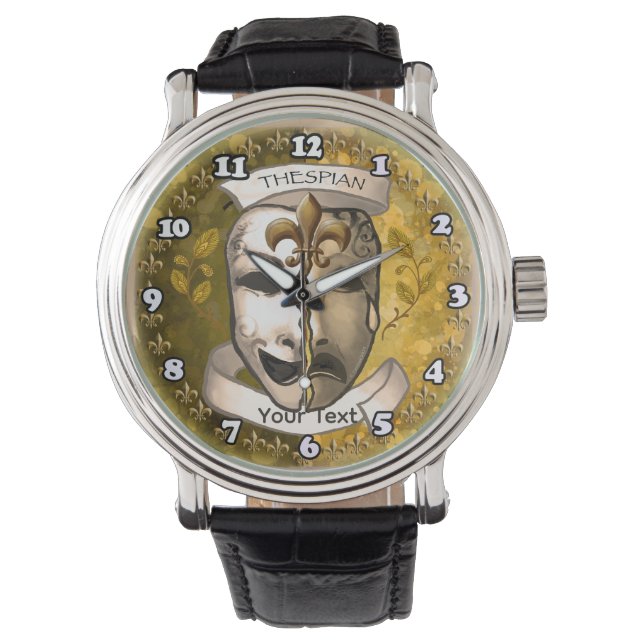 Montre Masques d'acteur Fleur De Lis (devant)