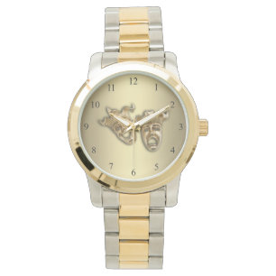 Montre Masques de théâtre comique et de tragédie