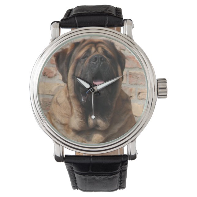 Montre Mastiff dogue anglais fête des pères (devant)