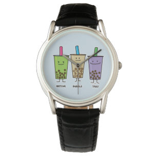 Montre Matcha boba lait de thé vert Taro tapioca