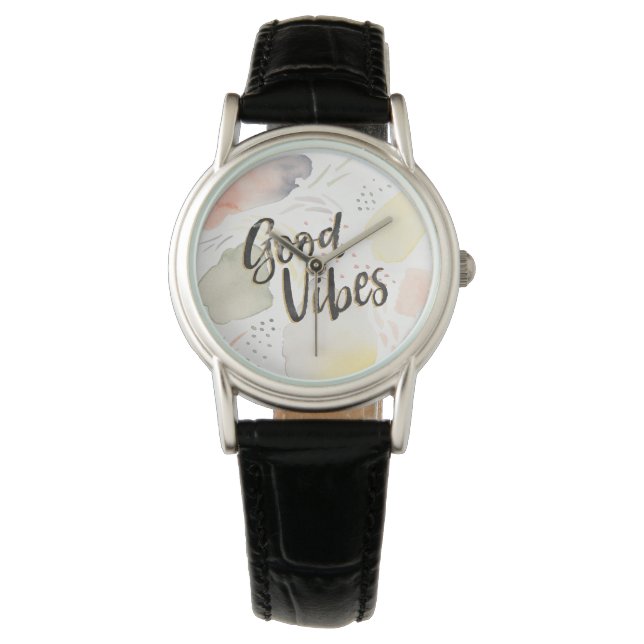 Montre Meadow Breeze III | GOOD VIBES (devant)