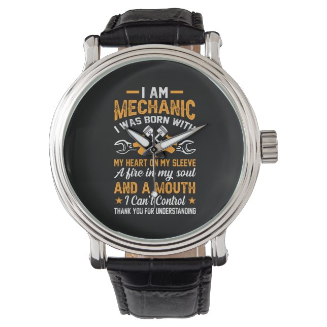 Montre Mécanique Je Suis Mécanique (devant)