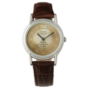 Montre Médaille d'or réaliste 3D personnalisable et modif