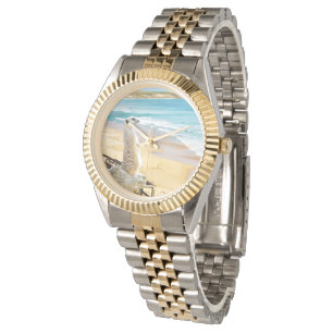 Montre Meerkat Jouissant Du Bord De Mer,