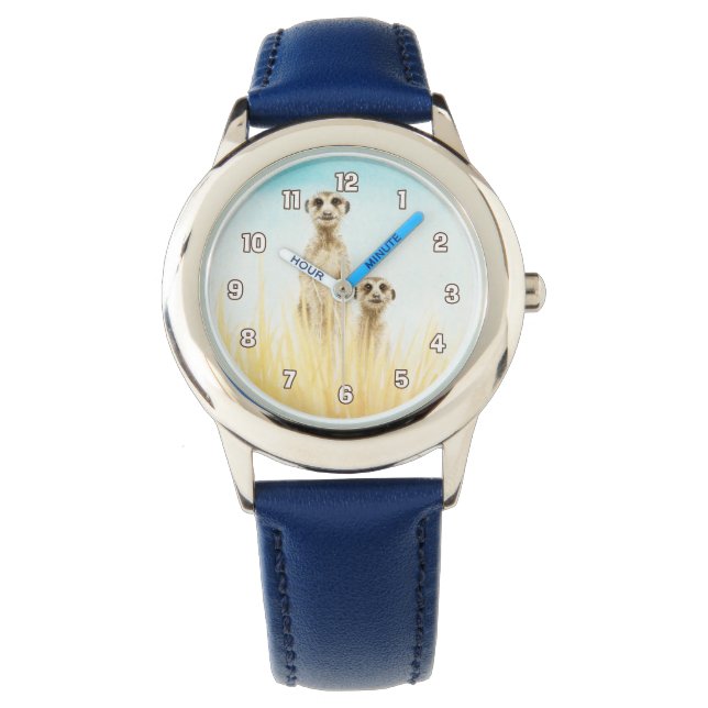 Montre Meerkats Regarder les enfants (devant)