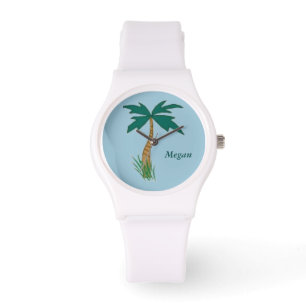 Montre Megan Custom Name Sporty Silicon Watch