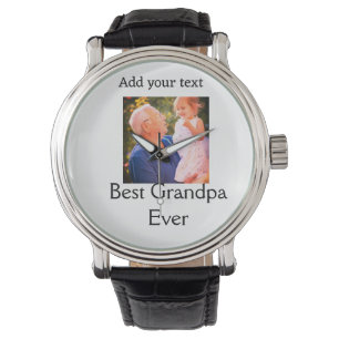 Montre Meilleur grand-père jamais grand-père photo cadeau
