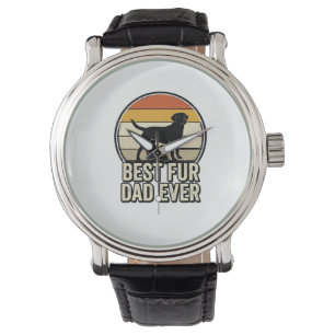 Montre Meilleur papa à fourrure jamais conception de mail