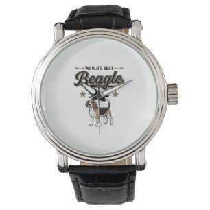 Montre Meilleur Papa Beagle du Monde Chien Vintage