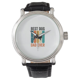 Montre Meilleur Papa Chien De Tous Les Temps Vintage Desi