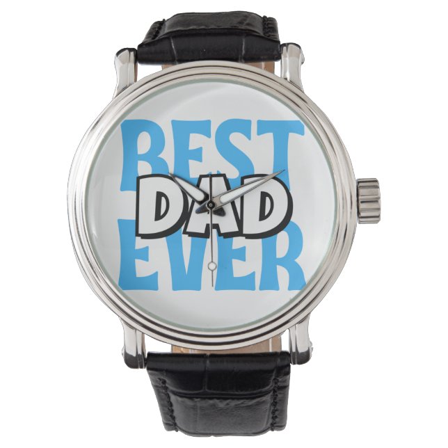 Montre Meilleur papa jamais (devant)