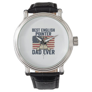 Montre Meilleur Papa Pointer Anglais de tous les temps Ch