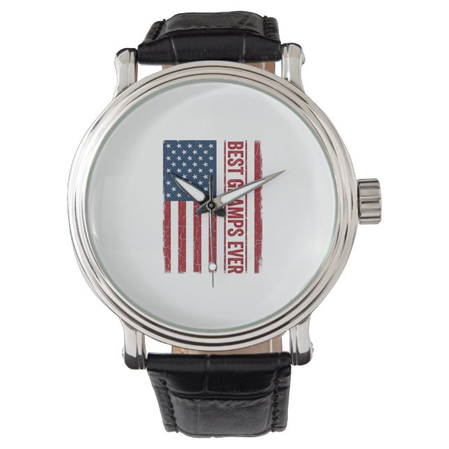 Montre Meilleur Papi de tous les temps Conception de vect (devant)