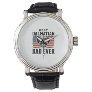 Montre Meilleur père dalmatien de tous les temps Design d
