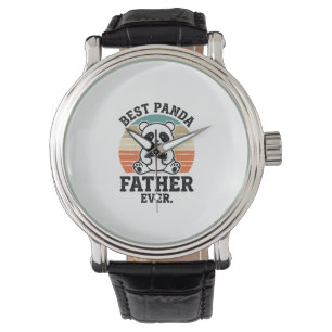 Montre Meilleur père panda jamais conception de chemise v