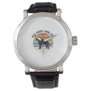 Montre Meilleure maman Doodle vintage pour toujours Desig